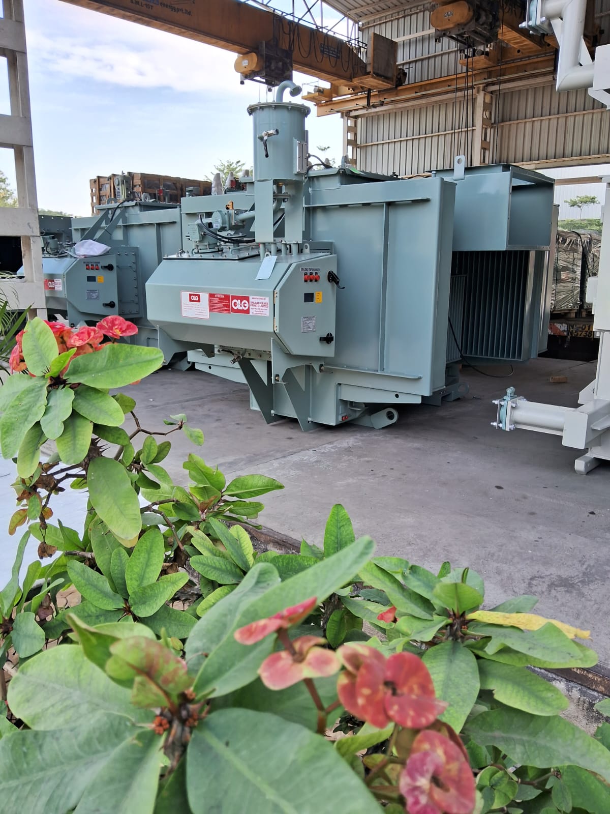 Modern Substation with Switchgear Equipment